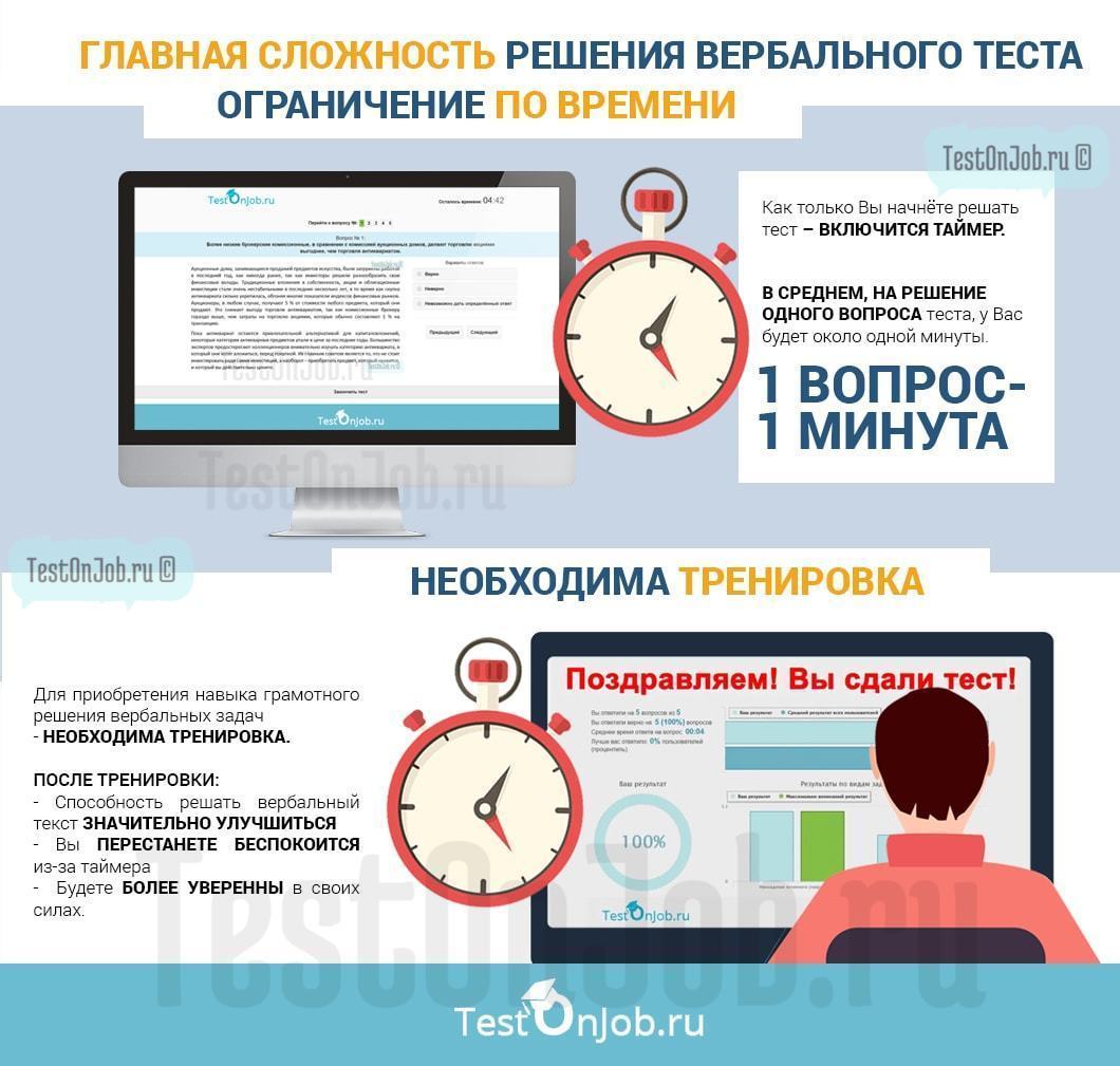 как пройти вербальный тест