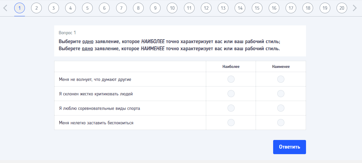 тест на определение стрессоустойчивости